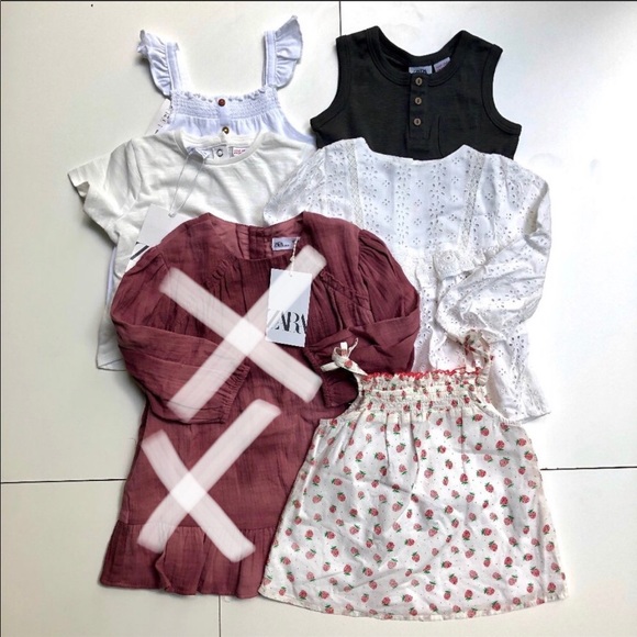 Zara Other - NWT Zara Girl's 5 Piece Bundle of Tops Size 2/3T